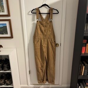 We The Free Women's Brown Denim Overalls